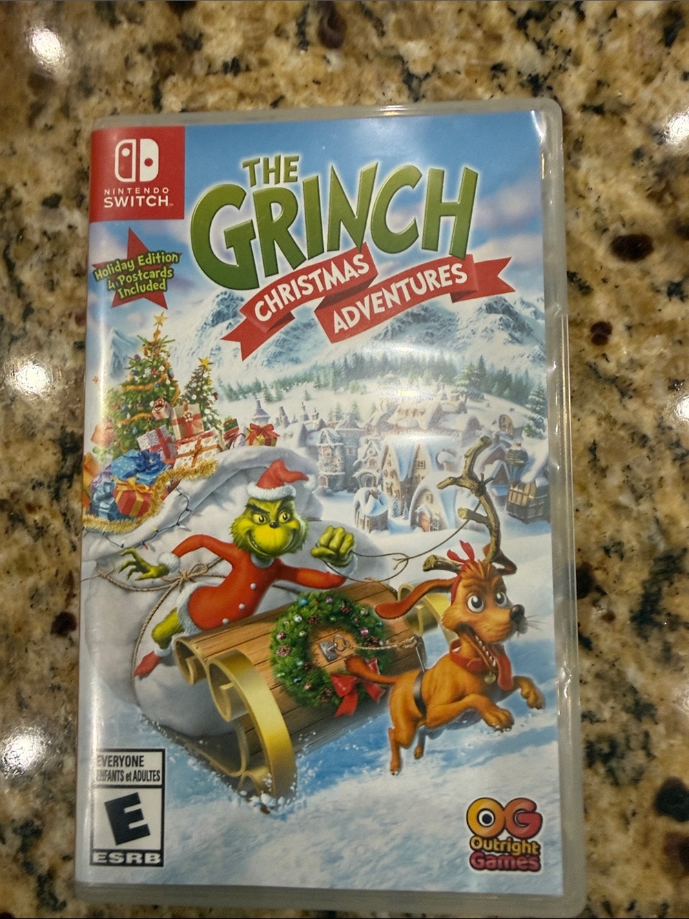 Nintendo The Grinch Christmas Adventures - Green & Red Cover